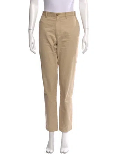 Pre-owned Apc Straight Leg Pants In Neutral