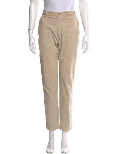 Pre-owned Apc Straight Leg Pants In Neutral