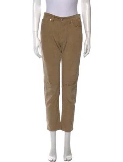 Pre-owned Apc Straight Leg Pants In Neutral