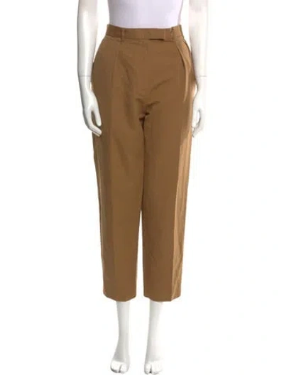 Pre-owned Apc Straight Leg Pants In Neutral