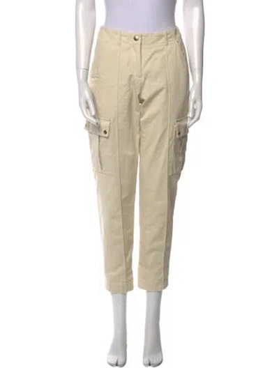 Pre-owned Apc Straight Leg Pants In Neutral