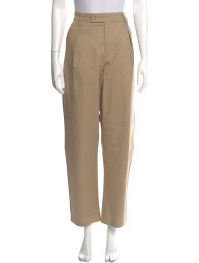 Pre-owned A.p.c. Straight Leg Pants In Neutral