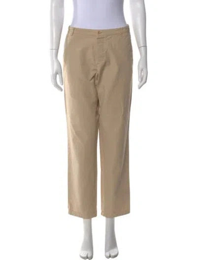 Pre-owned A.p.c. Straight Leg Pants In Neutral