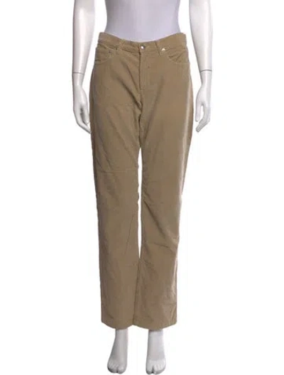 Pre-owned A.p.c. Straight Leg Pants In Neutrals
