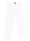 Apc Straight-leg Trousers In White