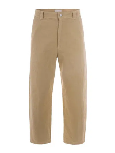 A.p.c. Straight Trousers In Nude