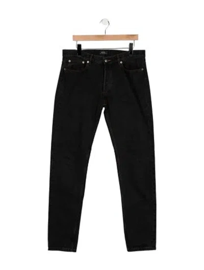 Pre-owned A.p.c. Straight-leg Jeans In Blue