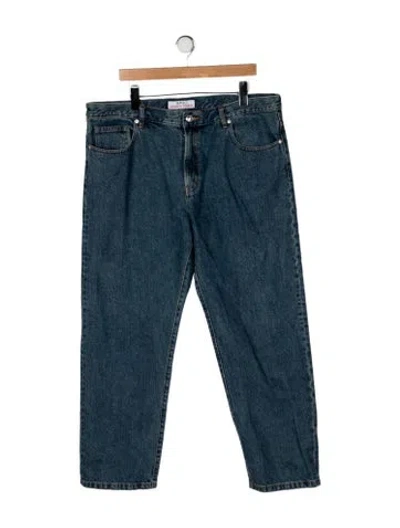 Pre-owned A.p.c. Straight-leg Jeans In Blue