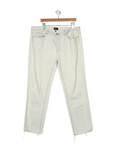 Pre-owned Apc Straight-leg Jeans In Green