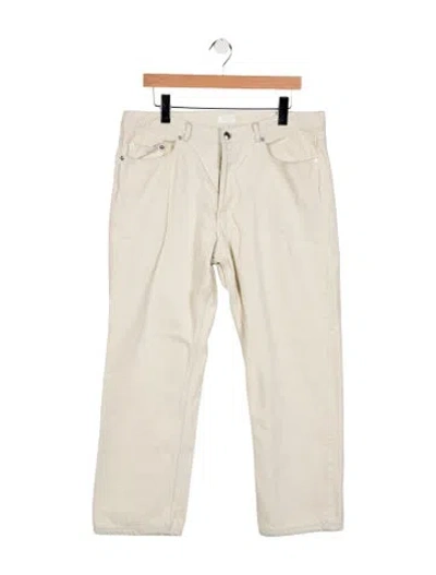 Pre-owned A.p.c. Straight-leg Jeans In Neutral