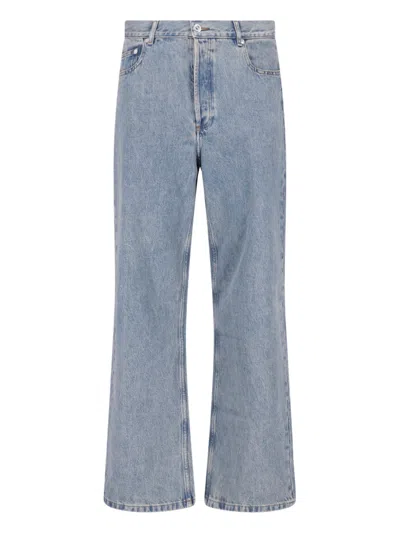 A.p.c. Straight-leg Light Blue Five-pocket Cotton Jeans
