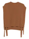 Apc Strap-detail Vest In Brown