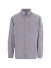 A.p.c. Stripe-pattern Shirt In Purple