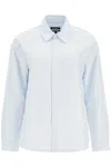 Apc A. P.c. Women's Striped Boyfriend Shirt In White