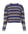 Apc Embroidered Mohair And Alpaca Blend Abby Sweater In Multicolor