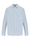 Apc A.p.c. Shirt With Stripe Pattern A.p.c. In Blue