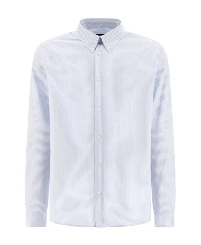 APC A.P.C. STRIPED BUTTONED SHIRT