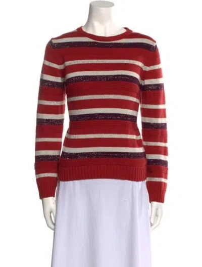Pre-owned Apc Striped Crew Neck Sweater