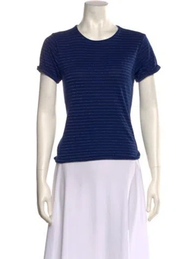 Pre-owned Apc Striped Crew Neck T-shirt