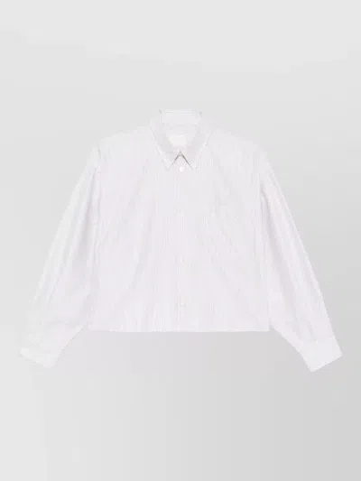 A.p.c. Camicia Sophia Button-down A Righe In White