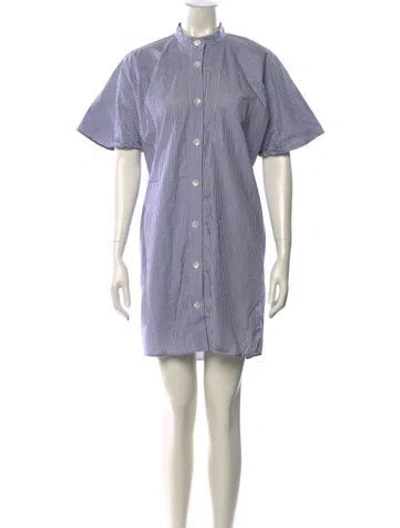 Pre-owned Apc Striped Mini Dress In Multi