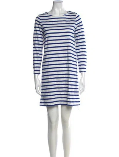 Pre-owned A.p.c. Striped Mini Dress In Multi