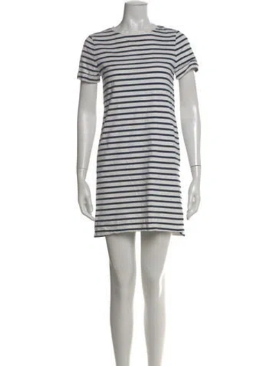 Pre-owned Apc Striped Mini Dress In Multi