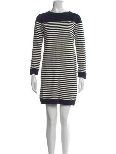 Pre-owned Apc Striped Mini Dress In Multi