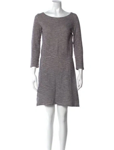 Pre-owned Apc Striped Mini Dress In Neutral