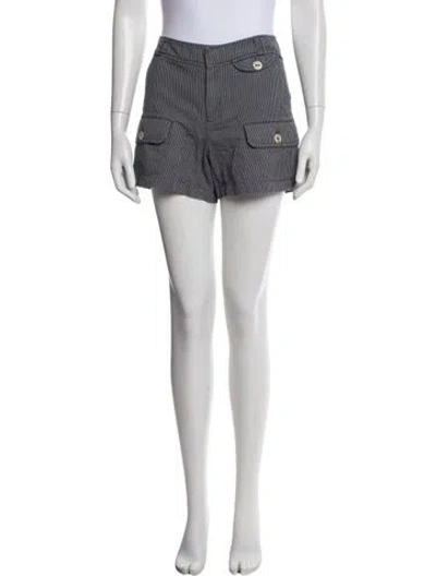 Pre-owned Apc Striped Mini Shorts In White