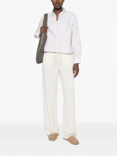 A.p.c. Striped Shirt In White