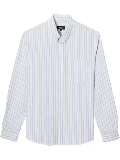 Apc Striped Shirt In White