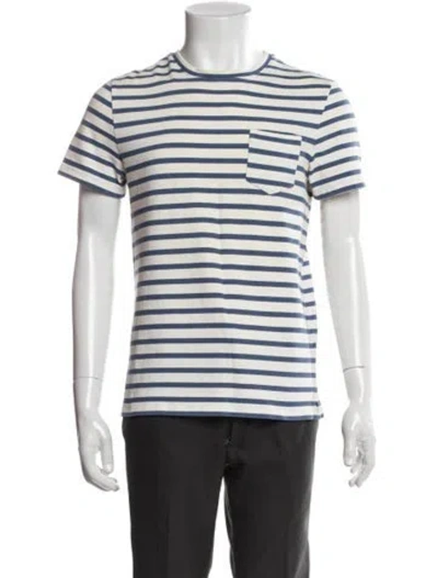 Pre-owned A.p.c. Striped Short Sleeve Shirt In Multi