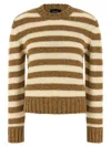 Apc Striped Sweater Sweaters And Cardigans Brown In Brown