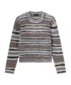 A.p.c. Striped Sweater In Multi
