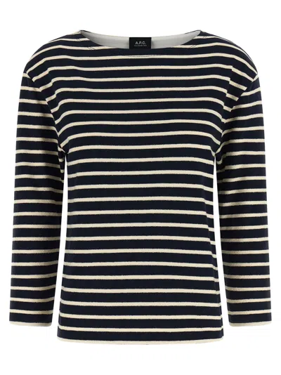 Apc Striped Jumper Jumpers And Cardigans Blue
