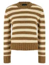 Apc Striped Sweater Sweaters And Cardigans Brown In Multi