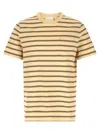 Apc A. P.c. Striped T-shirt In Brown