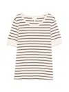 Apc Striped T-shirt In Multi