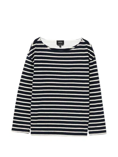 Apc Striped T-shirt In Multi