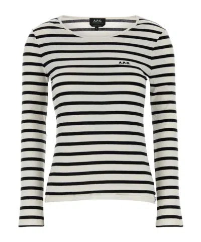 APC A.P.C. LONG-SLEEVED STRIPED TOP