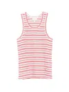 Apc A. P.c. Striped Tank Top In Pink