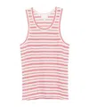 Apc A. P.c. Striped Tank Top In Pink
