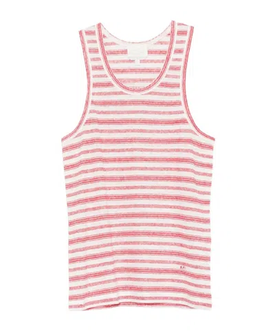 APC STRIPED TANK TOP