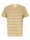 Apc A.p.c. Men Striped T-shirt In Nude