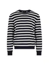 Apc A.p.c. Matthias Stripe Wool Sweater In Black