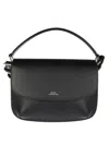 Apc Structured Mini Shoulder Bag With Adjustable Strap In Black