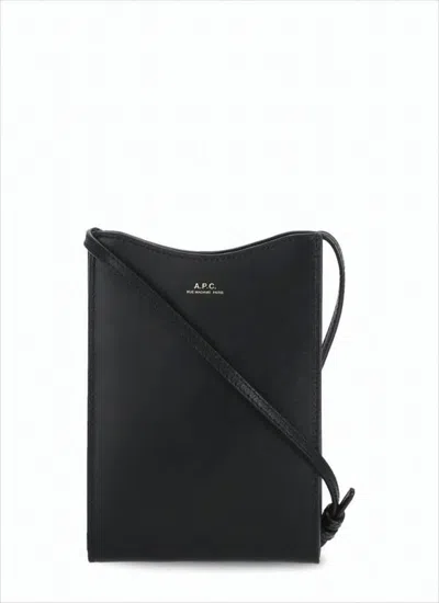 Apc Structured Square Crossbody Bag In Black