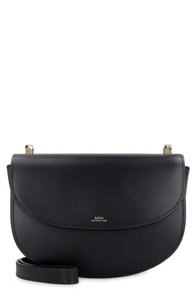 Apc Stylish Leather Crossbody Handbag For Women In Black