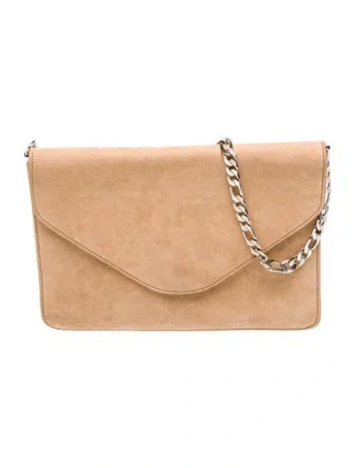 Pre-owned Apc Suede Shoulder Bag In Neutral
